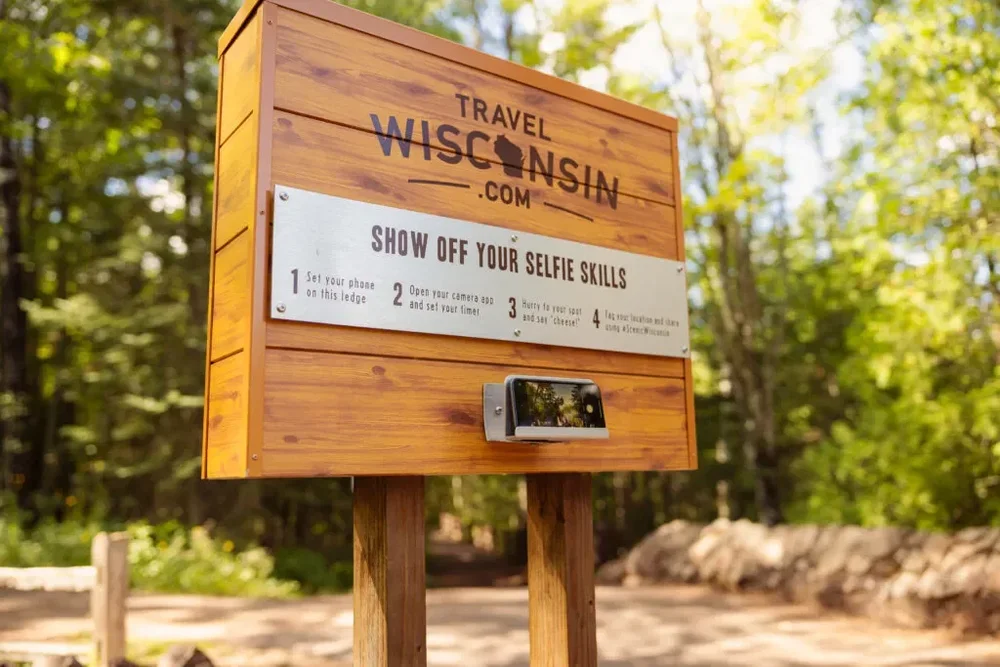 Travel Wisconsin Selfie Stands